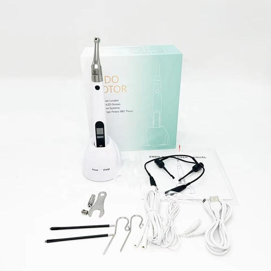 Endo Motor With Apex Locator 16:1 Contra Angle With Files Holders Reciprocating Root Canal Surgical Equipments