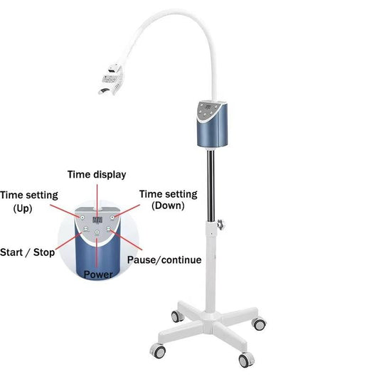 Best-Price Portable Dental Whitening Lamp with Remote Control Blue Cold Light Teeth Bleaching Lamp Bleaching Accelerator