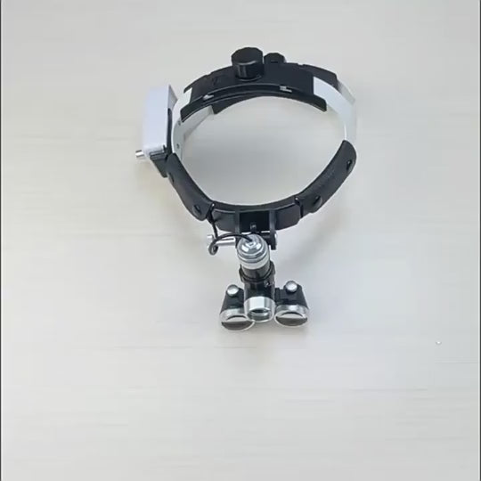 Adjustable Brightness Custom Head Mounted Dental Examination LED Magnifying Mirror Headlamp