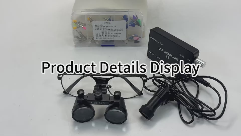 High Quality Lightweight Comfortable Dental Loupes 2.5X 3.5X Loupes Metal Barrels Galileo Magnifying Glass