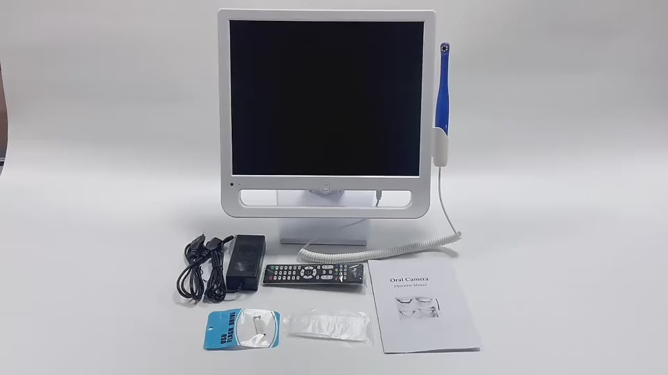 Dental Oral Intraoral Camera with 12 Mega Pixel 17inch LCD Monitor HDMI Dental Endoscope WIFI