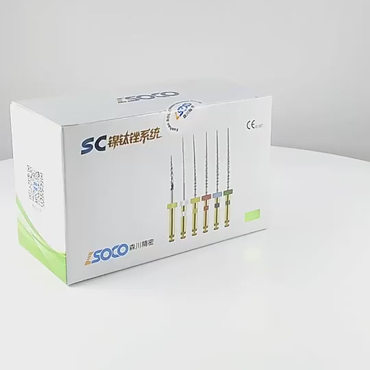 SOCO Dental Endo File Niti System 21mm /25mm Engine Rotary Tool for Dentistry Clinic Endodontic Treatment