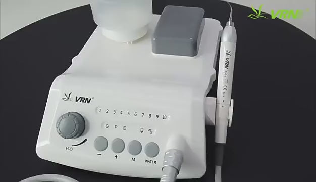 VRN A8 Dental Ultrasonic Dental Cleaner Fully Automatic Water Supply Wireless Pedal,the Cables Are Removable