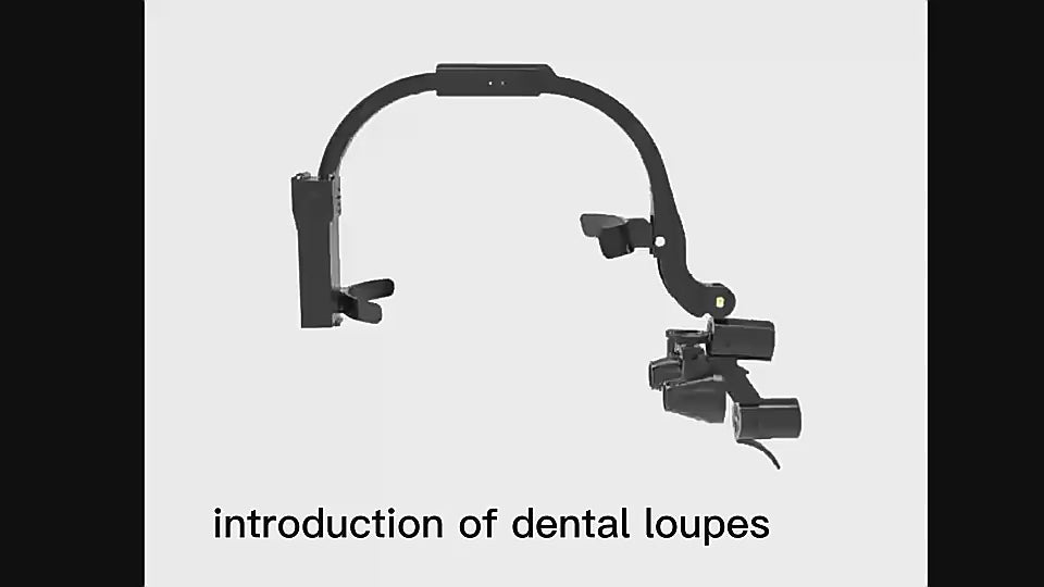 2.5X 3.5X Dental LED Headlight Magnifying Binocular Magnifier 5W Headlight Spare Parts Lithium Battery Binocular Magnifier