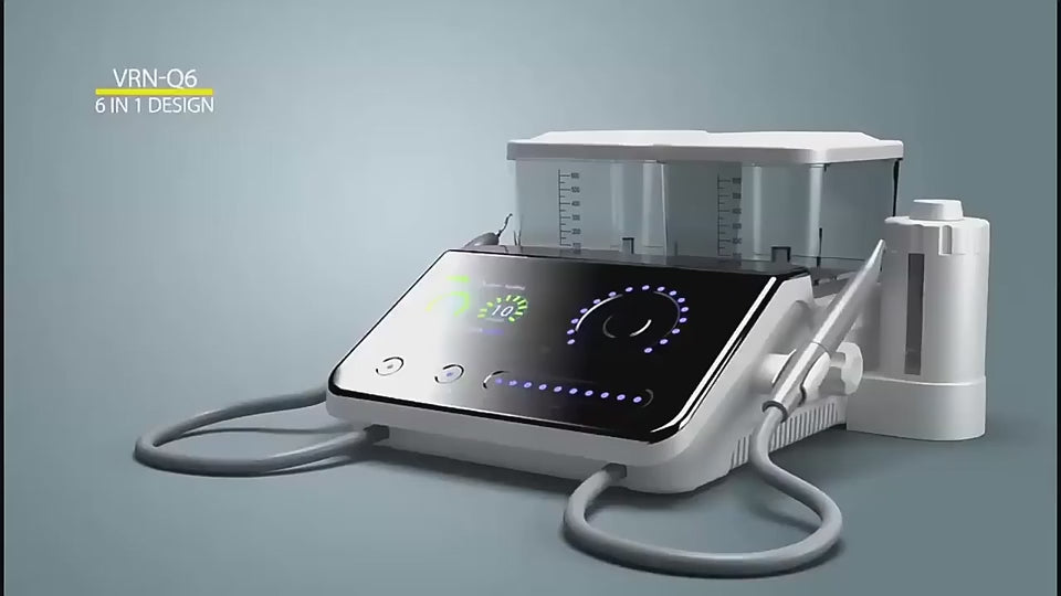 Dental VRN Q6 Dental Ultrasonic Sandblaster Comprehensive and Intelligent Cleaning Air Dental Ultrasonic and Sandblasting