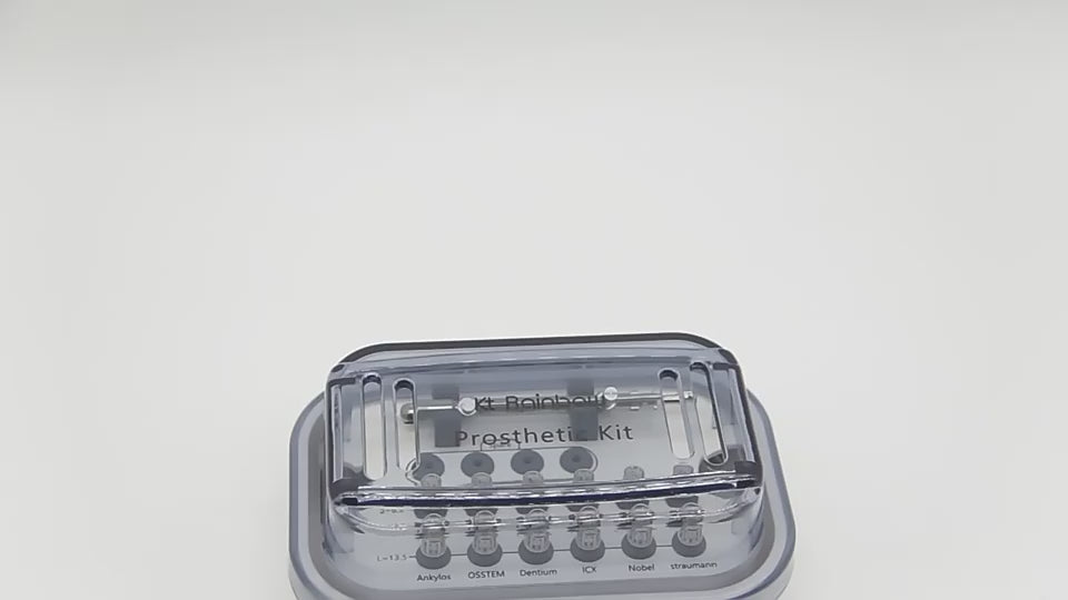 Dental Prosthetic Kit Torque Implant Screw Driver Tool Kit Compatible Prosthetic Box Wrench&Screw Drivers 12 Mini Screwdrivers