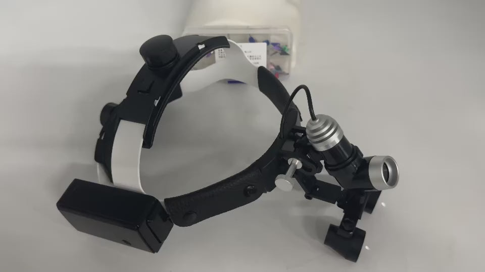 2.5X/3.5X LED Headlight 5W Dental Light Magnifier Head-Mounted Oral Examination Magnifier for Oral Therapy Equipment Accessories